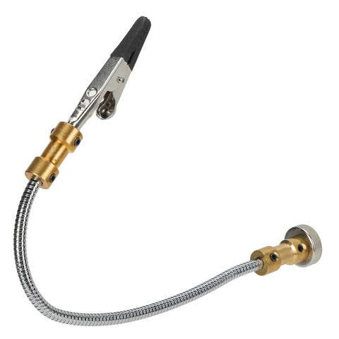 Handy Soldering Helping Hands With Magnetic Base Adjustable Third Hand Tool for Electronics Repair, alloy steel clamp.
