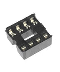 Single socket from Ten Pack 8P DIP IC Socket Adapter With 2.54mm Pitch Dual Row Solder Type IC Chip Socket For Prototyping And Repairs