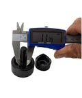 32mm Hole Punch And Knockout Die Set For Home Brewing with caliper measuring bolt size, Precision Punch Kit for craft beer equipment