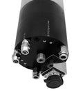 Bottom view of water cooled CNC spindle motor for engraving and milling, 3KW to 11KW range, 12,000 RPM high speed, BT40 toolholder.