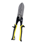 5 Blade Hand Crimper With Ergonomic Grip Non Slip Crimping Tool For HVAC Ducts And Pipes, black and yellow design