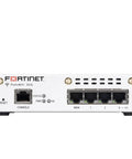 Built Tough FortiWiFi 31G Wireless Security Appliance with multiple port connections and console interface for secure networking.