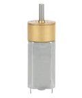 Tiny But Mighty DC 12V Mini Planetary Gearbox Motor With All Brass Reducer 6mm Shaft Micro Speed Reduction High Torque Low Noise
