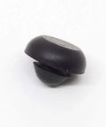 Ridged SBR Rubber Push In Bumper One Half Inch Diameter Five Thirty Second Inch Height Fits One Quarter Inch Hole Panel Thickness One