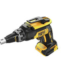 20V Max Brushless Drywall Screw Gun Tool Only DCF630B With Variable Speed, Four Modes, yellow and black design, compact and lightweight.
