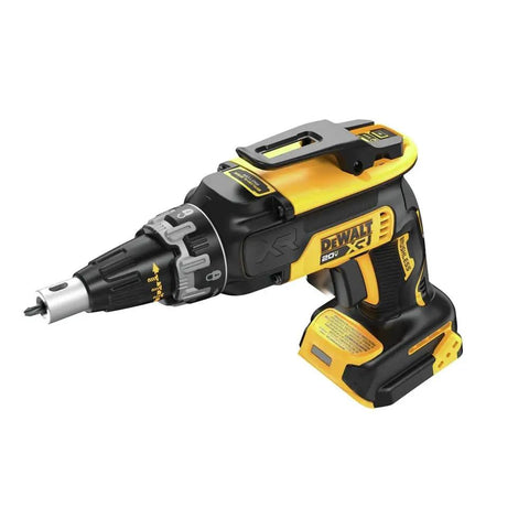 20V Max Brushless Drywall Screw Gun Tool Only DCF630B With Variable Speed, Four Modes, yellow and black design, compact and lightweight.