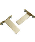 Sturdy Gold L Shaped Shelf Bracket Aluminum Mount For Wall And Desk Photo Frame Display Low Profile Support Keeps Frames Flush And Secure In Home Office Or Gallery