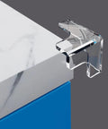 Corner Protectors For Safety On Furniture And Sofas, Thickened PVC Table Edge Guards Set Of 10, Tool Free Installation shown on corner