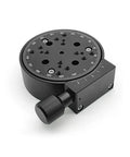R Axis 360 Degree Manual Rotary Stage 100mm Table With Precision Angle Adjustment, Worm Gear Drive, 2 Degree Minimum Scale