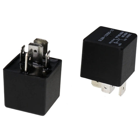 High Power Winch Relay SLDH 12V DC 1C 80A NC 5 Pin SPDT Waterproof Dustproof Sealed Type Automotive Spotlight Changeover Relay for Cars Trucks Boats Extended Temperature Range to 125C Durable Marine Grade Performance, 5-pin black relay