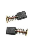 Heavy Duty Carbon Brush Set Replacement For Power Tools Kills That Grinding Noise Straight Up Tough Wear Resistance Make Your Motors Run Smooth As Butter CB408 Compatible Rock Solid Performance Made In Usa, set of two carbon brushes with springs for electric motors.