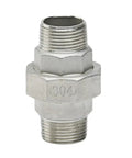 304 Stainless Steel Hose Union Connector Fitting For Home Garden Use No Tools Needed Quick And Easy Install Corrosion Resistant And Durable Fits DN65 Two And A Half Inch And Various Hose Sizes For Leak Free Connections, threaded 304 stainless steel hose union connector fitting