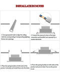 Installation notes for ELUKHT 13-Pack White Retrofit LED Recessed Lighting 3.5/4 Inch Anti-Glare Led Recessed Lights.