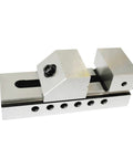 Self Centering Angle Vise With Precision Gear And Bearing Core For Cnc Machines Featuring Rock Solid V Shape Jaw Design, metallic
