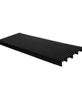 Anti Static Circuit Board Holder And PCB Storage Rack in black, rectangular design, perfect for secure electronic projects.