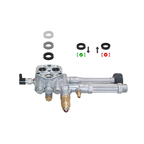 Pressure Washer Pump Water Seal Kit 70-464 42122 3 Pack Compatible With Annovi Reverberi RMV RMW SRMW SRMV Series Pumps