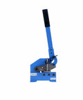5 Inch Benchtop Manual Plate Shear Workhorse for sheet metal, rebar, carbon steel and round stock cutting, shown in a front view.