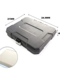 Closed black carrying case for 230 Pc Titanium Coated Twist Drill Bit Set HSS 4241 135 Degree Split Point 1.0 To 10mm Metric