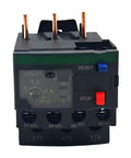 Front view of Thermal Overload Relay For Contactor LC1D Series 1-1.6A Adjustable Protection, compatible LC1D09 LC1D12 LC1D18.