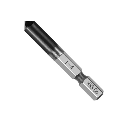 4Pc M35 Cobalt Countersink Bits 90 Degree Set For Metal Stainless Steel Wood Workhorse Quality, single cobalt drill bit close-up