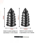 Badass Heavy Duty Rubber Tire Repair Nails Dual Size Adhesive Patch Kit For Tesla Cybertruck 2024 showing two sizes for puncture repair.