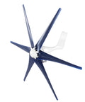 800W Wind Turbine Generator Kit For Off Grid Power 12V 24V 48V Easy Install Six Blade Windmill System With Controller For Homes