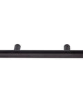 Oil Rubbed Bronze Euro Bar Cabinet Handles Ten Pack One Half Inch Diameter 7.38 Inch Length 5 Inch Hole Center Includes 1 Inch And 1.5 Inch Mounting Screws Durable Kitchen Cabinet Hardware front view