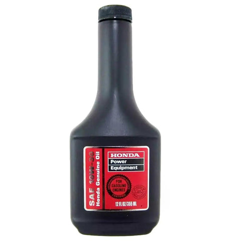 Honda HRN216 Lawn Mower Tune Up Kit With Air Filter Spark Plug 12 Oz 10W30 Oil bottle front view