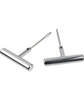 Heavy Duty Tire Repair Kit Featuring Ergonomic T Handle Puncture Patching Tool For Cars Trucks Motorcycles And Bicycles, stainless steel puncture tool.