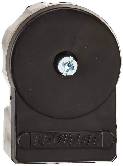 Industrial Grade 15 Amp 125 Volt Angle Plug With Grounding And Straight Blade, Dual Color Black White, Grippy Ergonomic Fluted Body