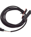 External Speed Sensor For Electric Bikes Magnetic Wheel Sensor For Accurate Speed Readouts No More Gliding Speed Errors Easy Spoke Magnet Install Ride Smooth On Every Ride Durable Black E Bike Accessory, shown with cable and connector, 4.8x1.4 cm size, black