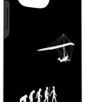 Hang Glider Art Case For iPhone 13 Pro Max A Rad Hang Gliding Gift For Men Women Instructors And Air Sports Fans, black evolution design
