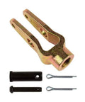 Slack Adjuster Double Pinned Straight Clevis Pin Kit With Pins Beefed Up For Air Brake Chambers Five Eighths Inch Diameter Eighteen Threads Per Inch