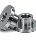 Solid Handlebar Riser Bushings For Harley Touring Softail Dyna Sportster Eliminates Handlebar Flex With Heavy Duty Steel Mounts Chrome 4 Pack