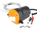 Heavy-Duty 12 Volt Electric Oil Pump Sucker For Car Boat Motorbike Fluid Drain And Fuel Transfer Scavenge Extractor Tool with clamps and hose.
