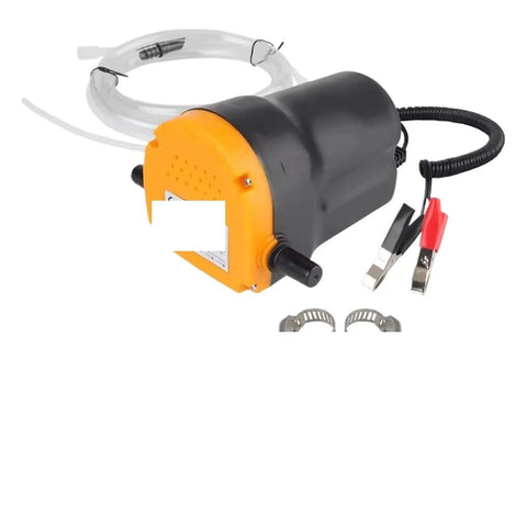 Heavy-Duty 12 Volt Electric Oil Pump Sucker For Car Boat Motorbike Fluid Drain And Fuel Transfer Scavenge Extractor Tool with clamps and hose.