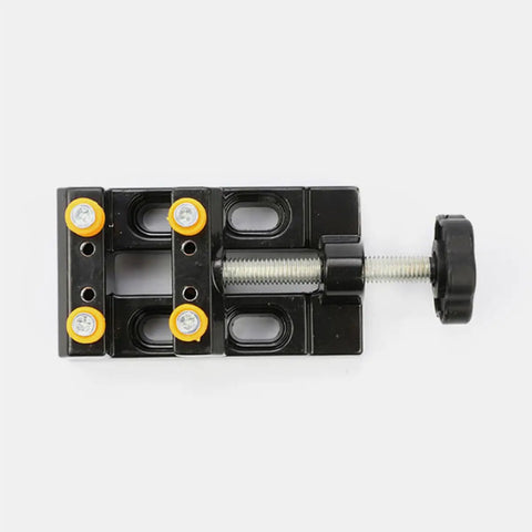 Cool Tofficu Pearl Vise With Polishing Clamp Base And Bench Fix For Jewelry Repair DIY Carving Workholding Tool, black clamp top view.