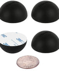 Pro Grade Vibration Isolation Feet For Studio Speakers And Stereo Gear Featuring Ultra Soft Platinum Silicone Hemispheres in black, with adhesive backing.