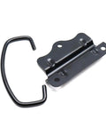 Stainless Steel Chest Pull Handle Black Finish Pack Of 4 With Three Hole Mounting For Easy Installation 80 Mm Long
