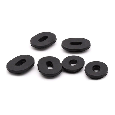 12 Pack Side Cover Grommets Kit For CG125 Rubber Grommet Set Replacement For Your Ride Classic Motorcycle Side Covers Durable Rubber Seals For CB100K CL100S SL100K XL100 CB125S CT125 TL125 XL125 CB200K CB200T And More. Black rubber side cover grommets set, 12 pack, oval and round seals