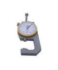Dial Thickness Gauge 0-20mm With Flat Anvil, Pro Grade Dial Indicator For Jewelry, Leather, Sheet Metal, Instant Readout, Locking Screw.