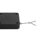 PunchFree Portable Automatic Door Closer Sensor Two Pack, black adhesive, no drill, side view.