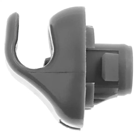 Side view of Sun Visor Clip Replacement Kit for Honda Civic CRV RSX TSX and Acura models, durable gray interior retainer clip.