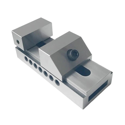 Go To Universal Precision Machine Vise For Milling With Quick Adjust Slide Bar And Wide Jaw Clamp QKG25 High Positioning Accuracy