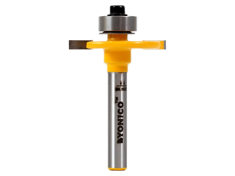 Slot Cutter Router Bit For Joinery And Grooves, 1/8-Inch Height, 3/8-Inch Depth, 1/4-Inch Shank, C3 Tungsten Carbide Blade
