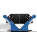 Side view of Deluxe Spline Jig for Boxes and Frames Pro Grade Router Table and Table Saw Compatible Easy 45 Degree Setup.