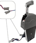 Single Lever Binnacle Remote Control Box Top Mount For Johnson Evinrude OMC BRP Outboard Engine With Key Switch