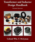 Book cover for Transformer and Inductor Design Handbook, Fourth Edition, maroon with images of transformers and inductors.
