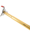 No Sweat Premium Smoke Sensor Removal Tool With Heavy Duty Claw Head Aluminum Body Ladder Free Ceiling Detector Puller close-up view.