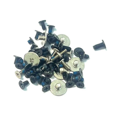 Premium Laptop Screws Replacement Kit For Dell Inspiron 7306 2 In 1 P124G Bottom Base Cover assortment of screws with blue adhesive